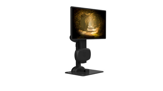 Supporto regolabile 1.0W di sostegno del computer portatile di altezza del nero di iso del CE con i cuscinetti antisdrucciolevoli