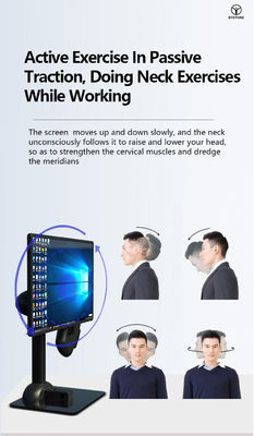Il monitor elettrico del PC inquadra l'ergonomia di sollevamento e girante automatica