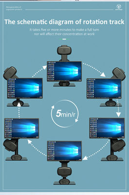 BYESTIFF Monitore di sollevamento rotante Montaggio braccia di supporto per alleviare la rigidità del collo
