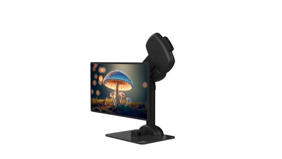 Sollevamento automatico e rotazione del computer portatile del braccio del nero durevole del supporto