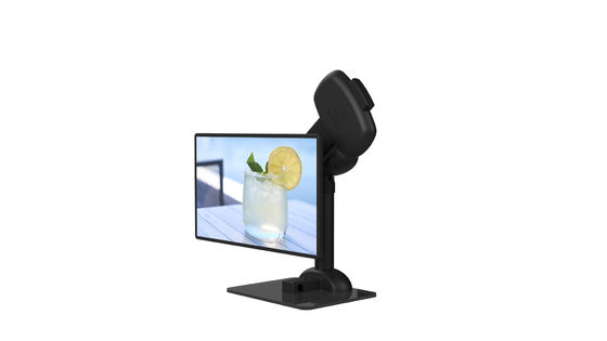 Il supporto del computer portatile del monitor di rigidezza del collo muove lentamente la rotazione automatica