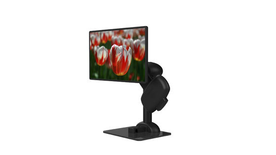 Sollevamento automatico del supporto dell'esposizione del computer portatile della parte girevole per alleviare rigidezza