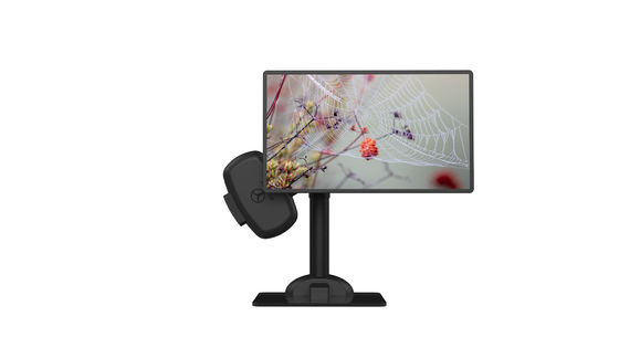 Il supporto del computer portatile di massaggio del collo arma il supporto di sollevamento elettrico nero del monitor