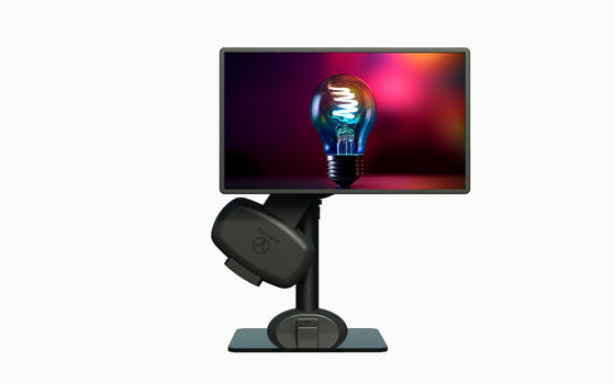 Il supporto professionale del monitor del computer gira sollevamento e rotazione elettrici