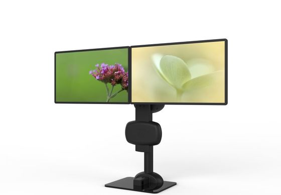 Montaggio di doppio monitor elettrico per sollevamento rotante per alleviare rigidità del collo e lombare
