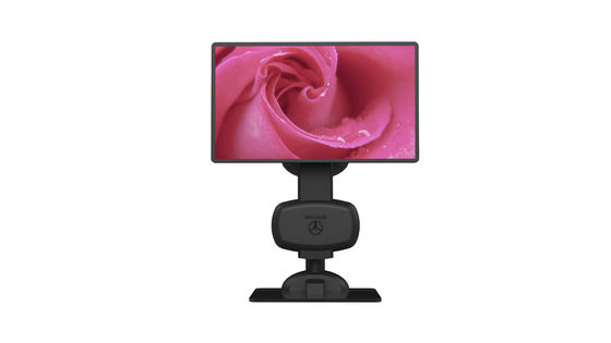 Strumento di terapia del collo nero opaco del computer portatile montato su monitor LCD per rilassare la rigidità