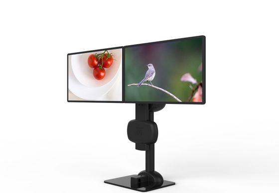 Sollevamento elettrico, doppio monitor rotante, per alleviare il dolore al collo.